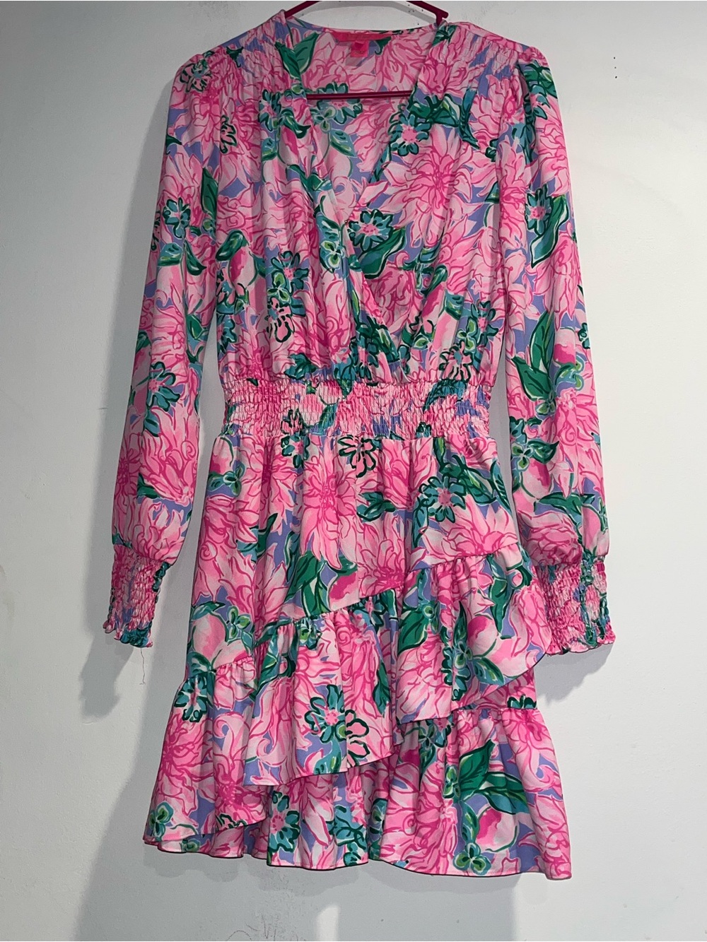 LILLY PULITZER Cristiana long sleeve stretch dress in Try Your Zest